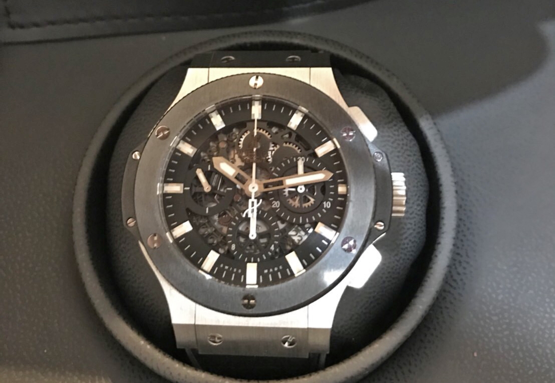 劣化見られますが【正規品】HUBLOT  BIGBANGアエロバン