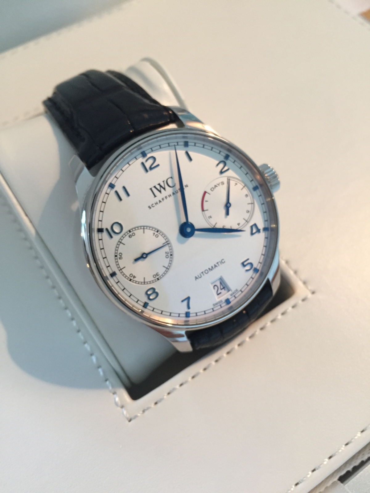 IWC IWC SCHAFFHAUSEN IW500114 ポルトギーゼ 7デイズ デイト 自動巻き メンズ _768019