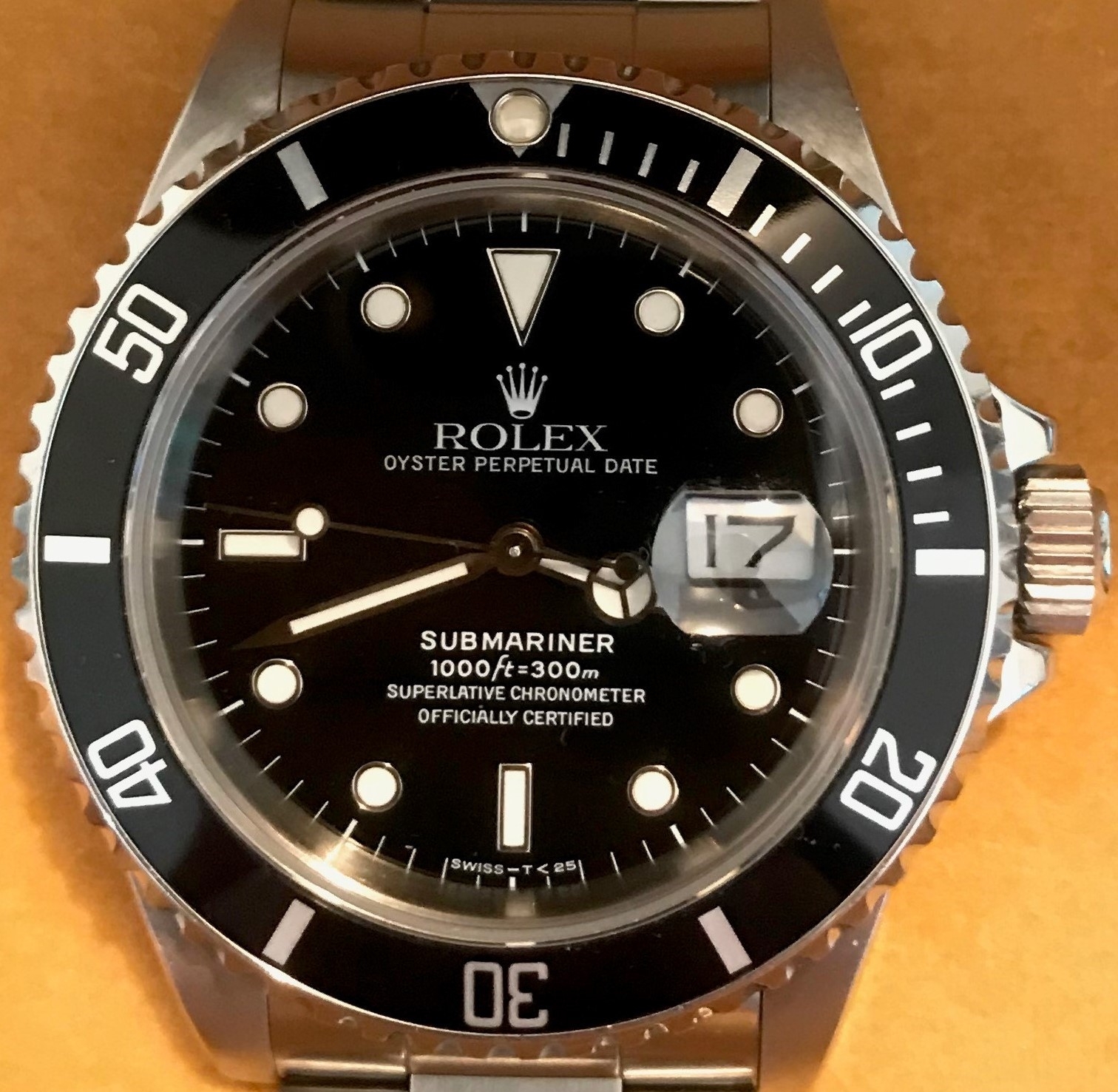 トケマー:ROLEX 16610 先端ドット トリチウム L番 1989年 ロレックス 