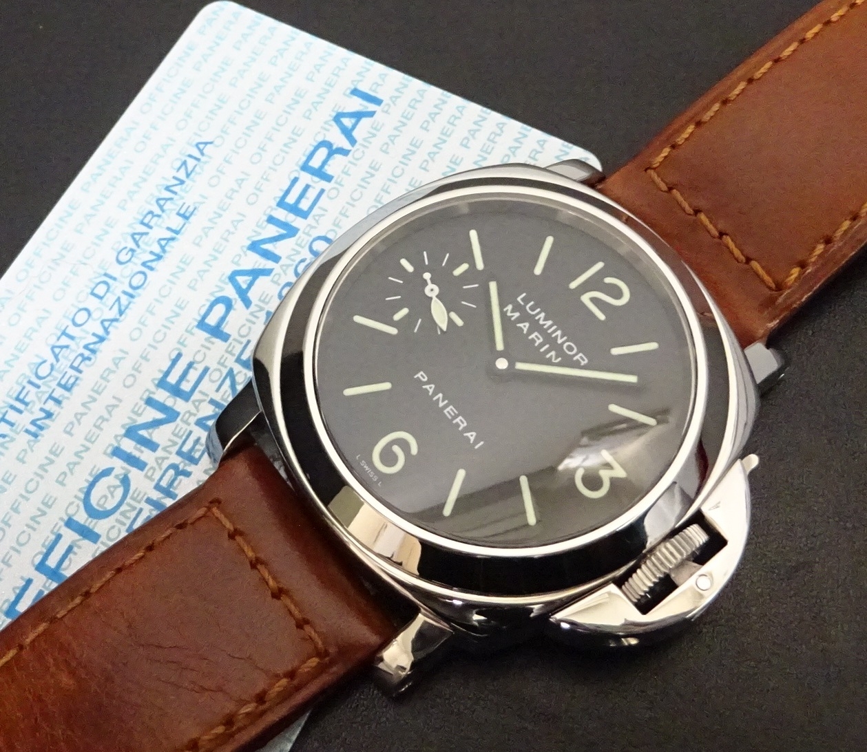 パネライ PANERAI PAM00177 ルミノールマリーナ スモールセコンド 手巻き メンズ 箱・保証書付き_752487