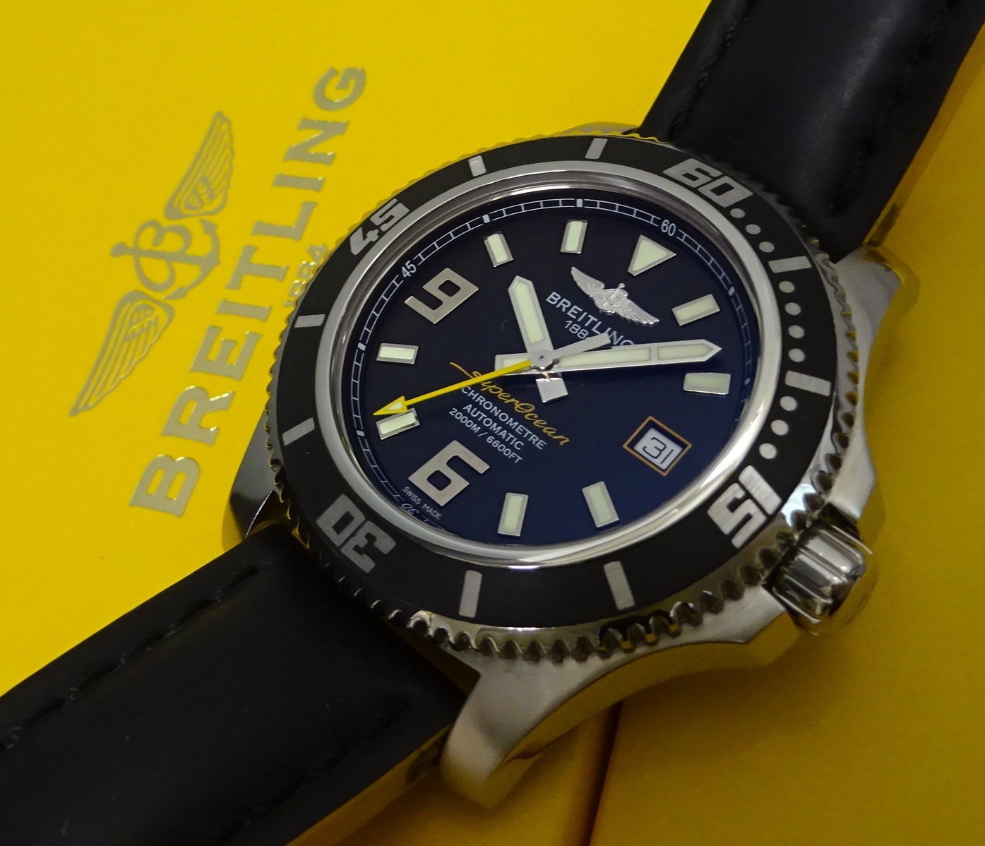 トケマー:2019年3月OH・仕上済 BREITLING ブライトリング スーパー ...