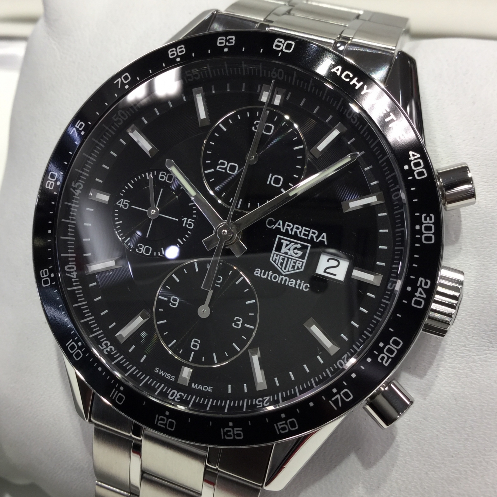 【国内正規品】Tagheuer タグホイヤー　カレラ・タキメータークロノグラフ