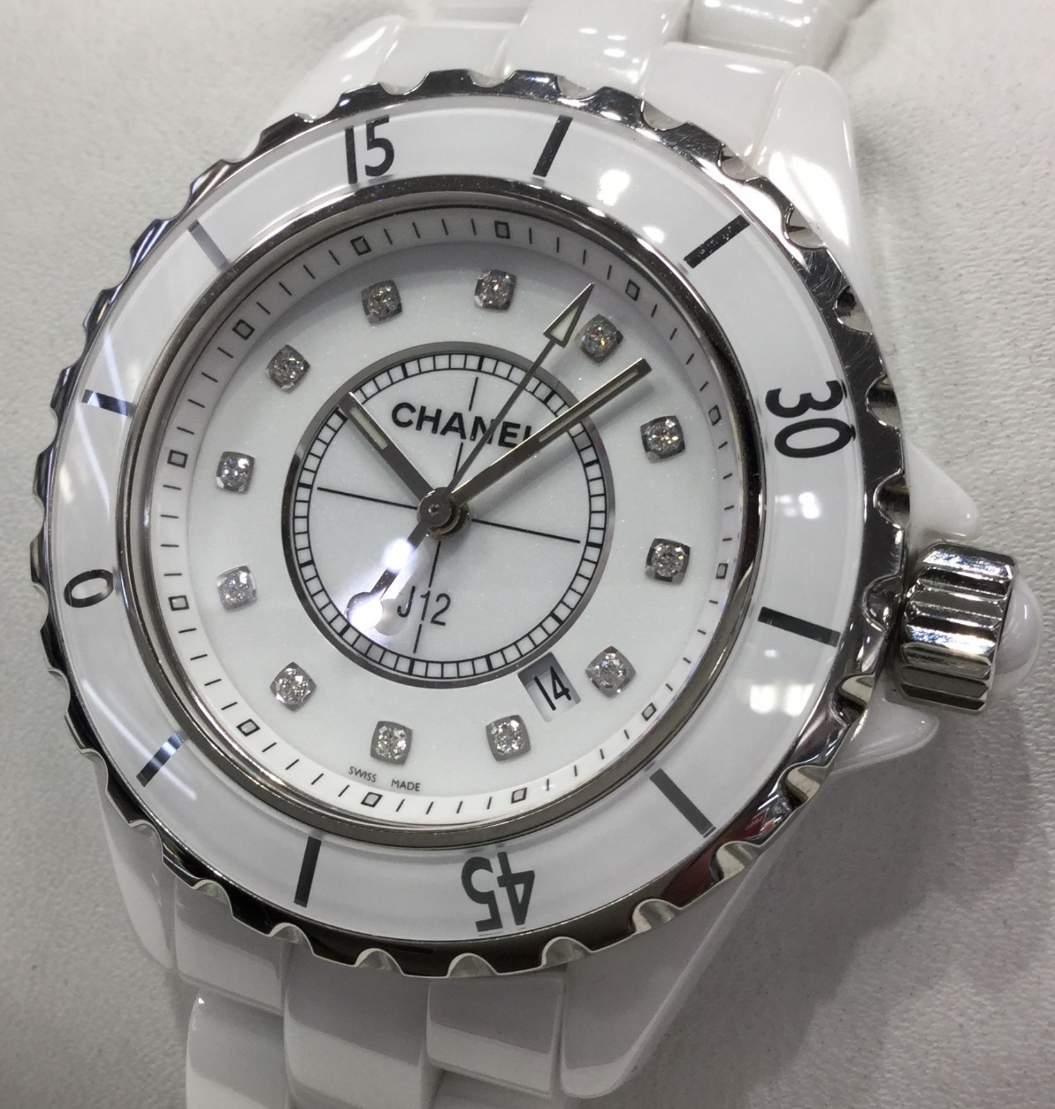 シャネル j12 ノベルティ 33mmレディース - 腕時計
