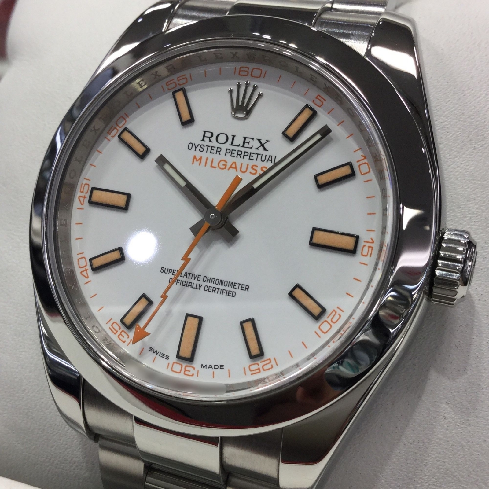 ロレックス ROLEX ミルガウス 116400 M番新品仕上済み（補償付発送）