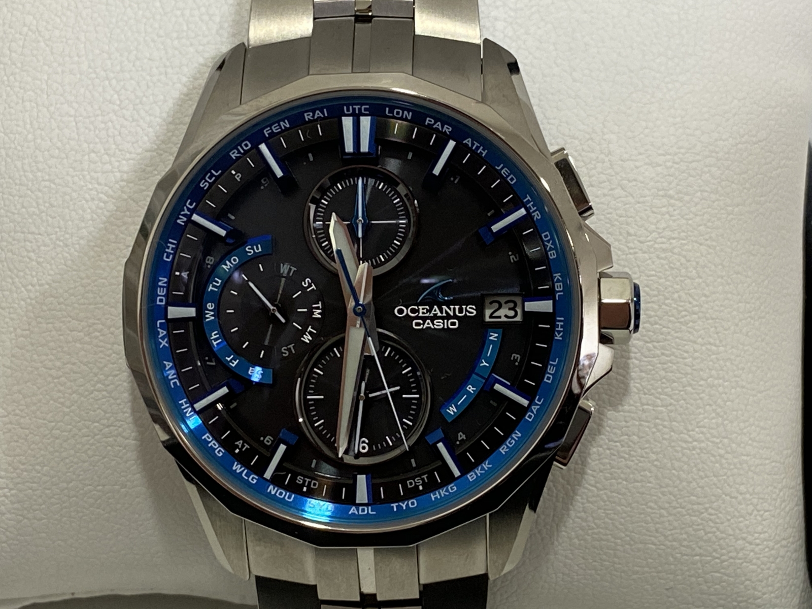 トケマー:【現金特価】CASIO カシオ オシアナス マンタ タフソーラー ...