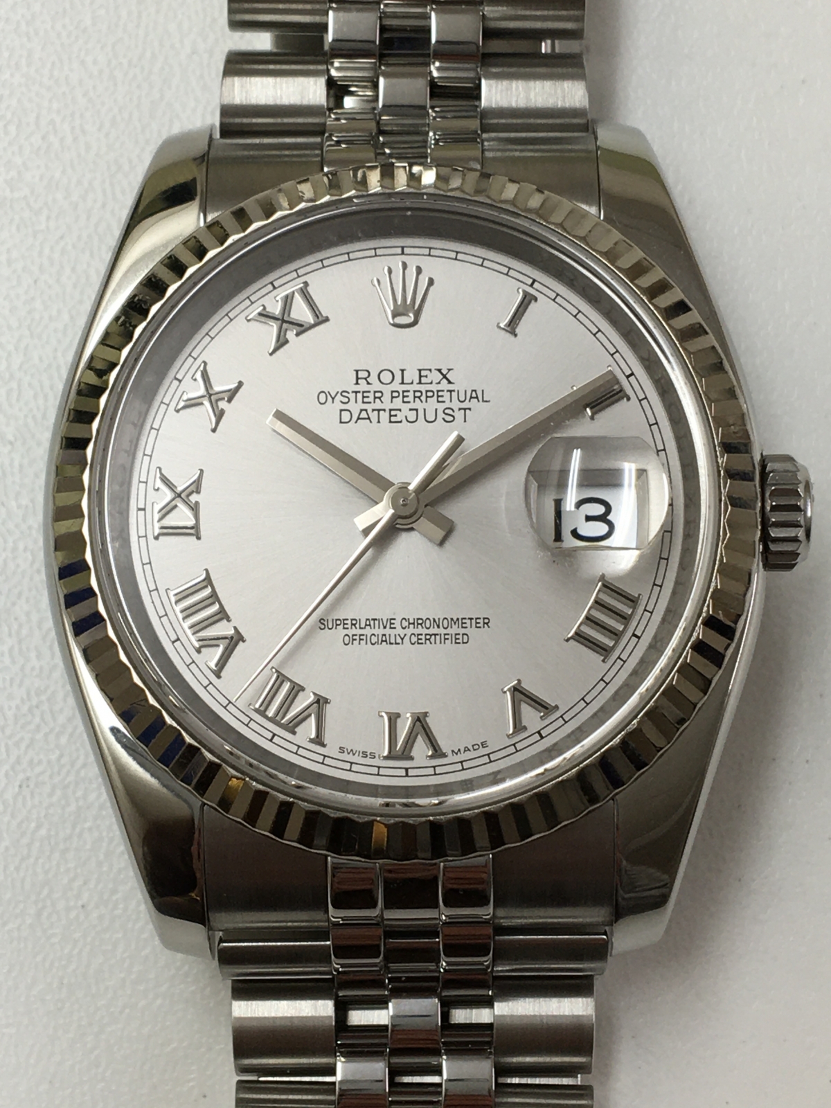 ロレックス ROLEX 116234 Z番(2007年頃製造) ブラック メンズ 腕時計