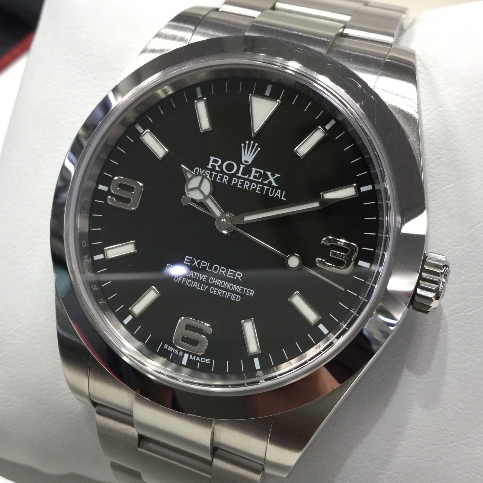 ロレックス ROLEX エクスプローラ1 214270 ランダム ルーレット メンズ 腕時計 ブラック 文字盤 自動巻き ウォッチ Explorer I VLP 90177251