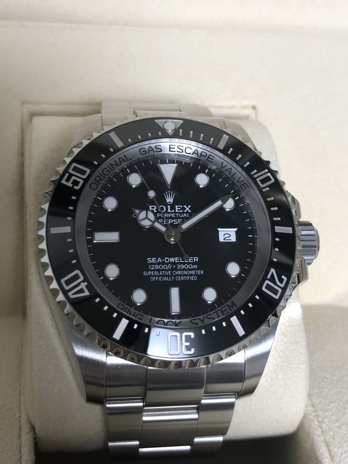 ロレックス　ディープシー  黒文字盤　126660  ROLEX DEEPSEA