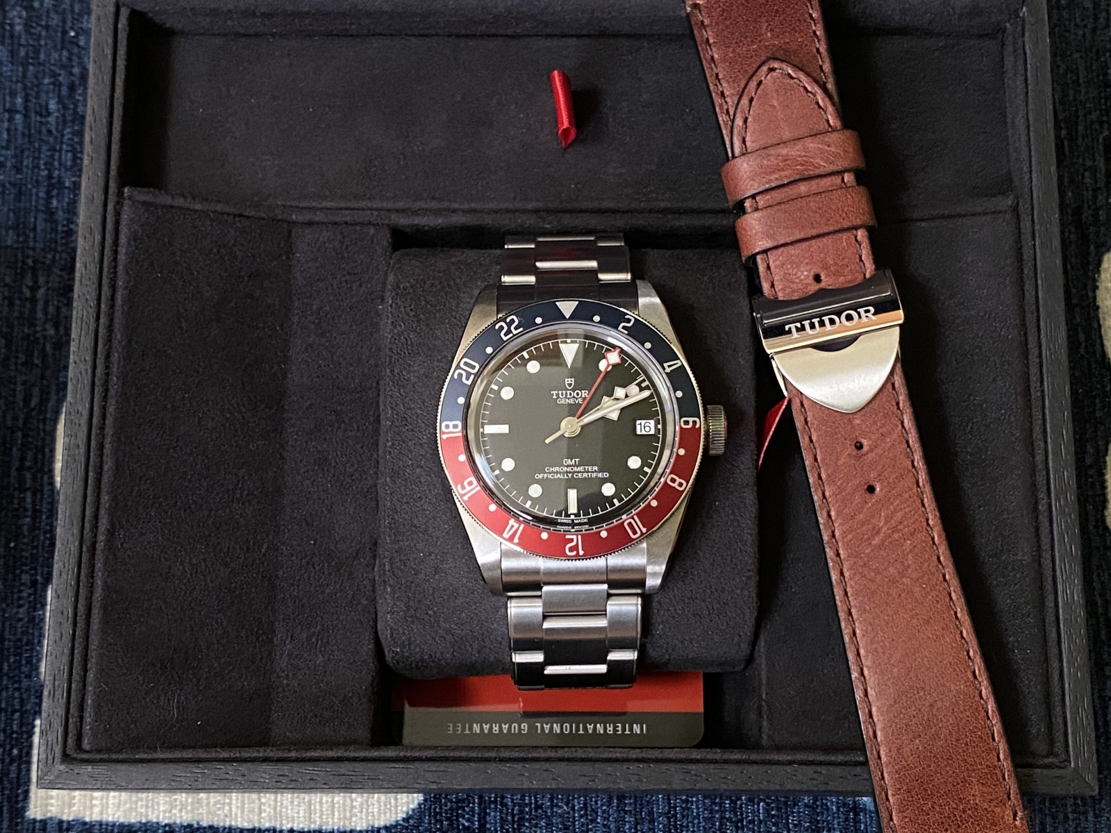 チューダー ブラックベイGMT TUDOR BLACKBAY GMT 極美品