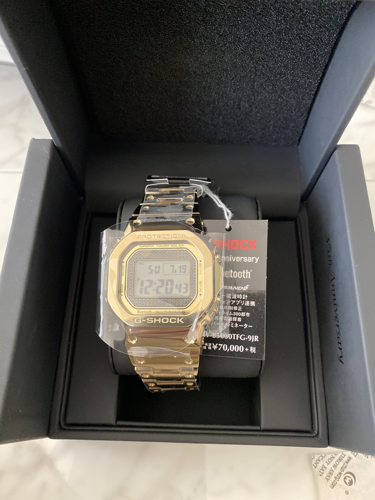 トケマー:【値下げ】CASIO カシオ G-SHOCK ゴールド GMW-B5000TFG-9JR ...