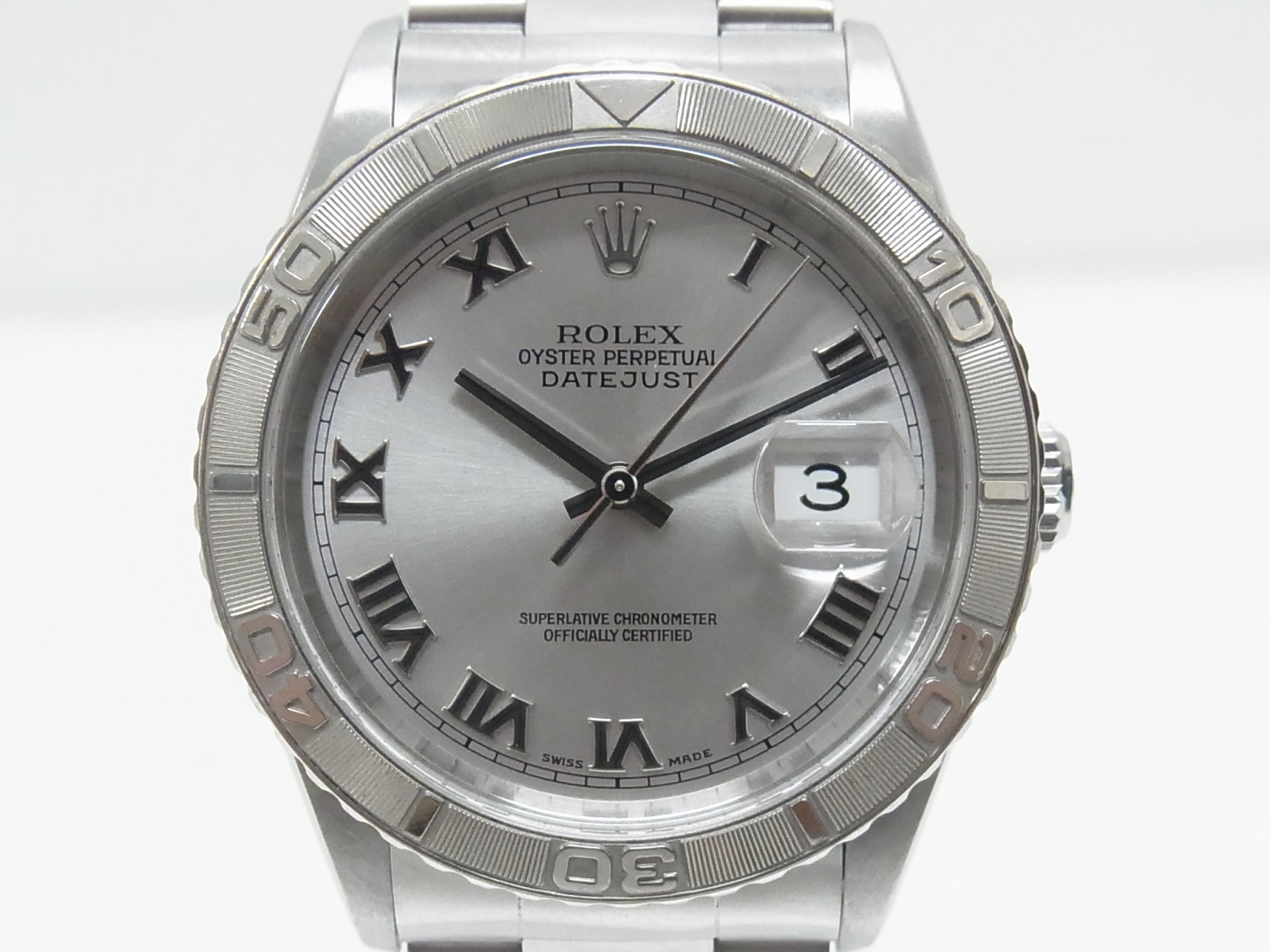 ロレックス ROLEX 16264 Y番(2002年頃製造) グレー メンズ 腕時計