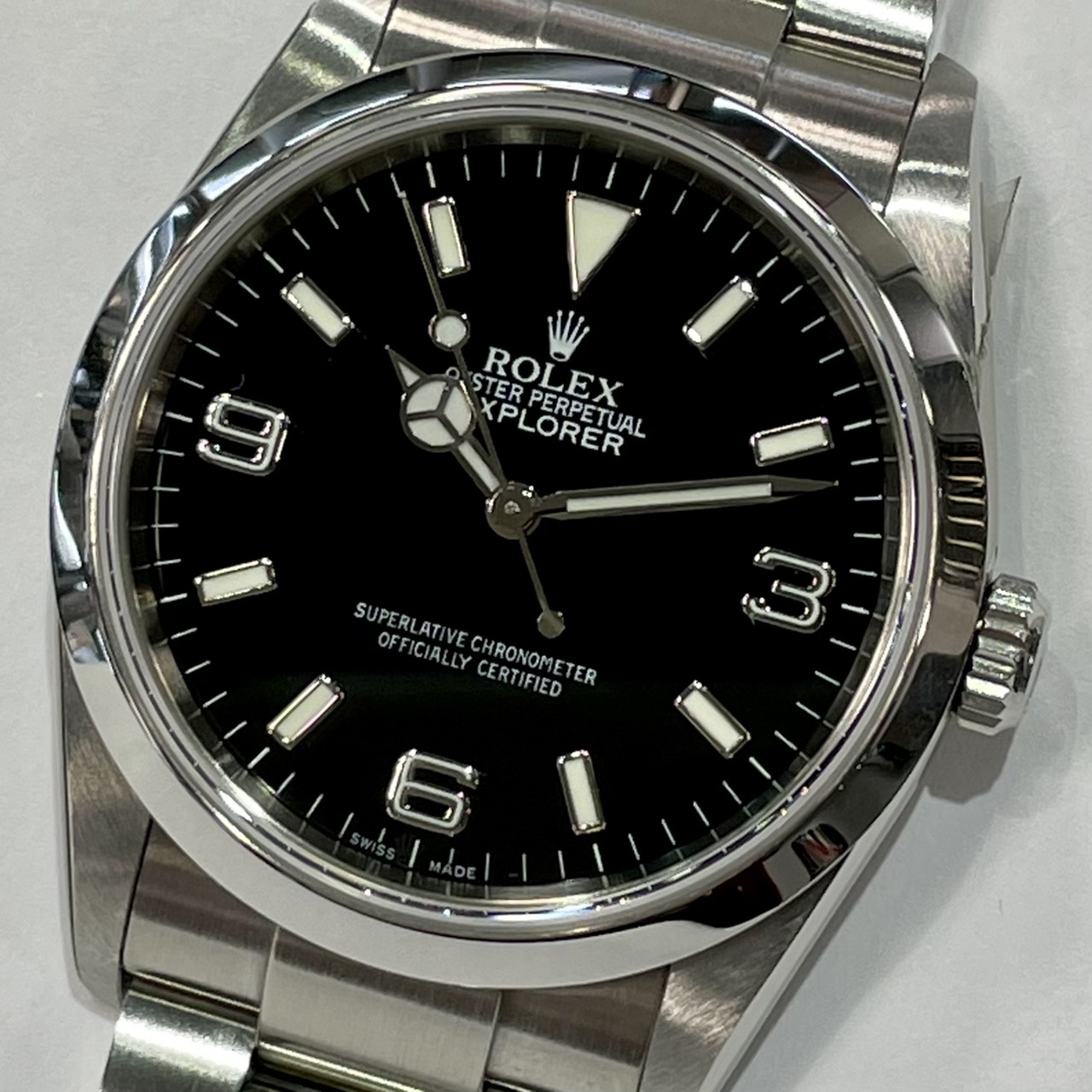 ロレックス/ROLEX/メンズ時計/エクスプローラー1/114270/SS/黒【RO481】