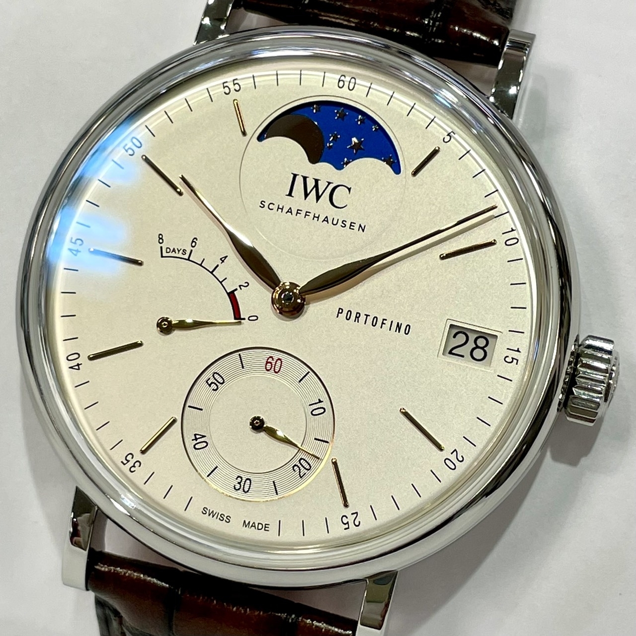 トケマー:IWC ポートフィノ ハンドワインド 8デイズパワーリザーブ ...