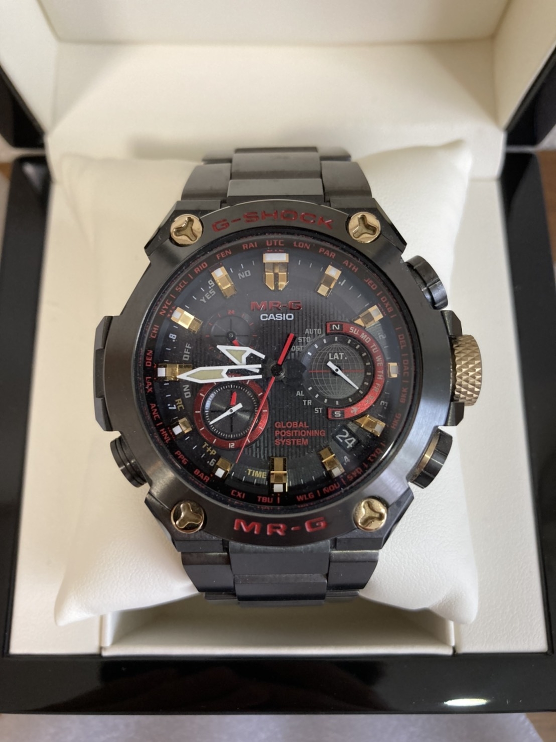 【美品】カシオ 　CASIO　G-SHOCK MRG-G1000B-1A4JR