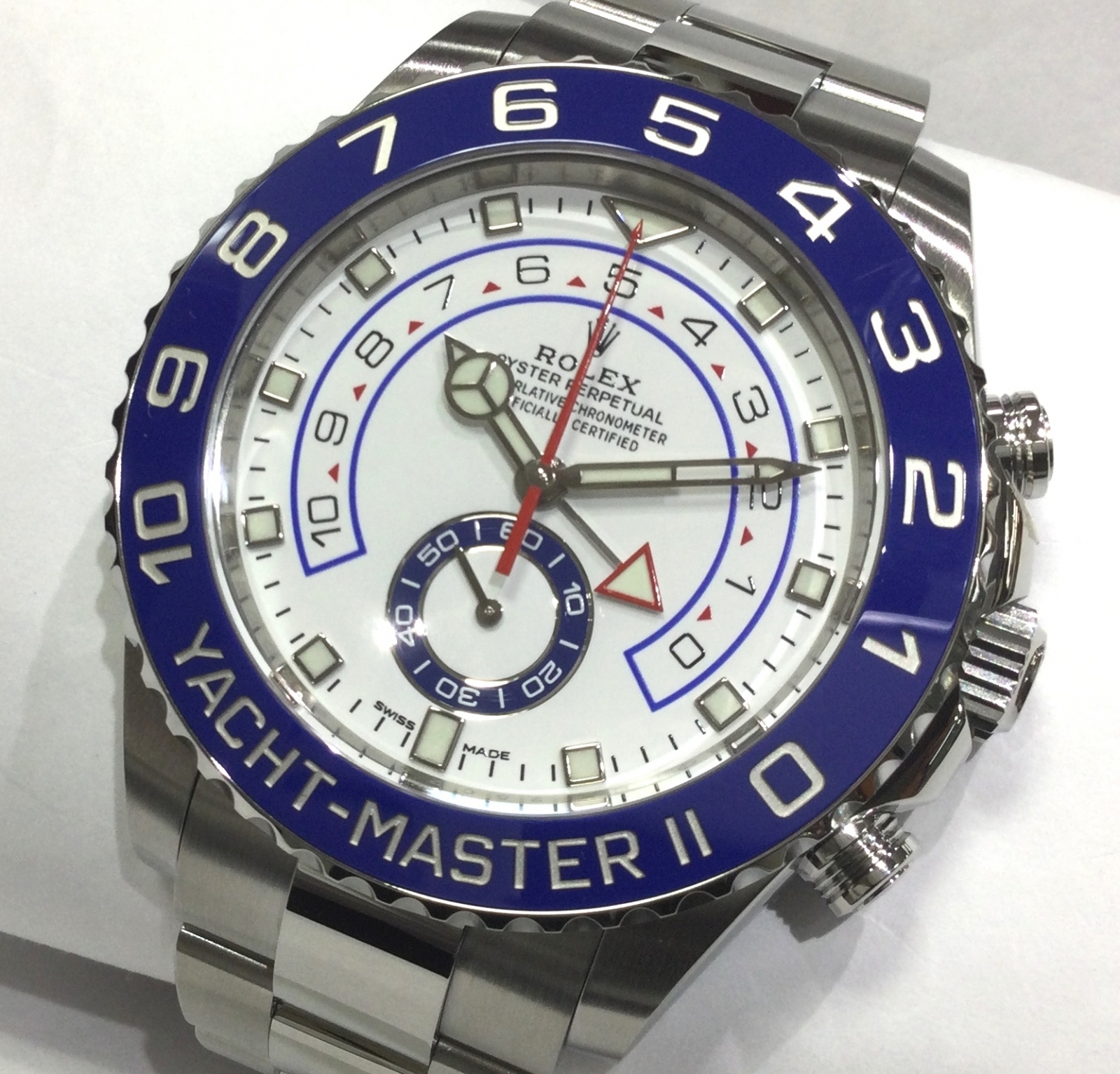 116680 ホワイト ROLEX（ロレックス）ヨットマスターII 中古 | 東京・大阪の高級ブランド時計の販売・通販ならGINZA RASIN -  U-116680-4
