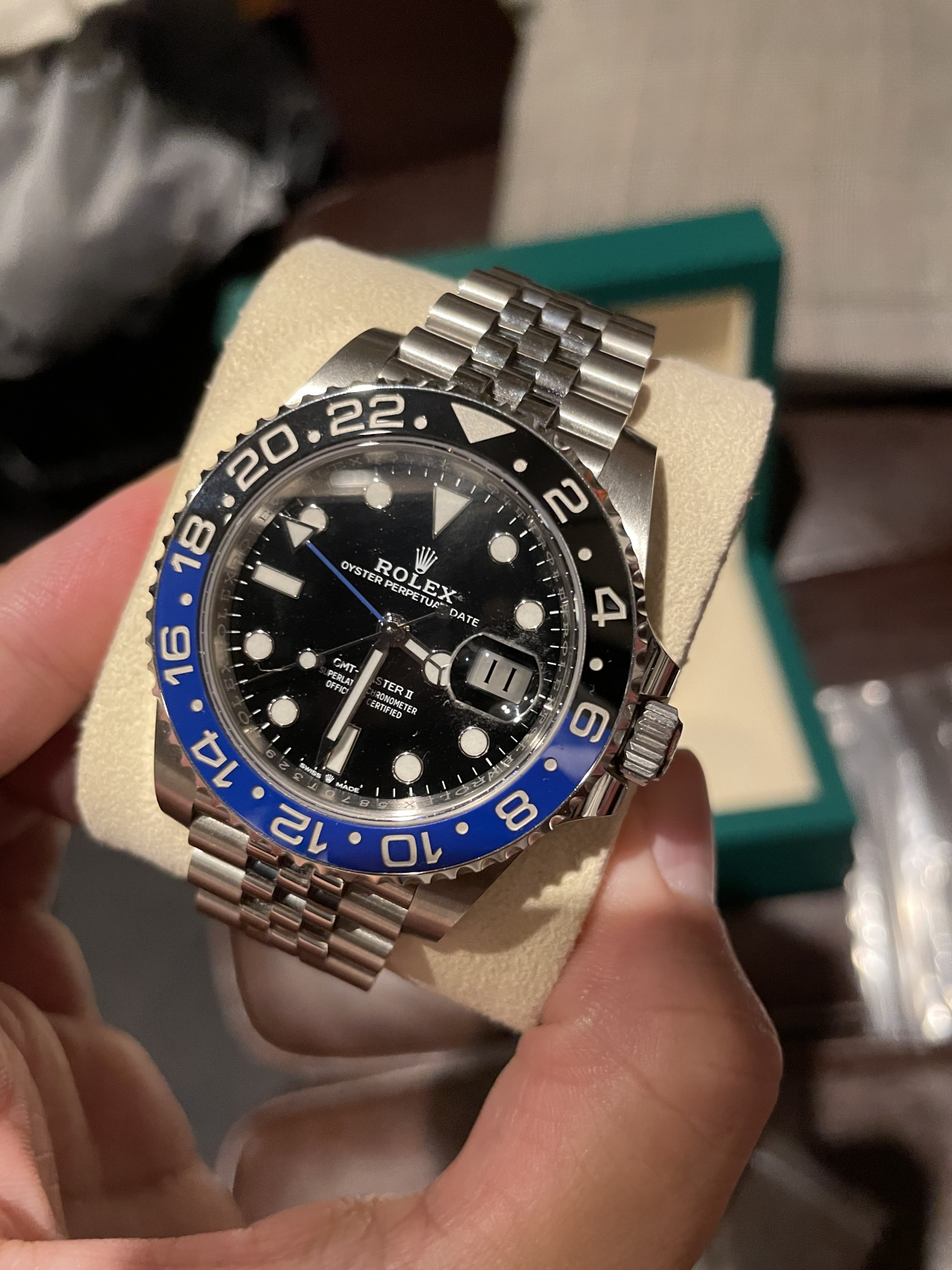 トケマー:ROLEX ロレックス GMTマスター 2 青黒 ジュビリーブレス