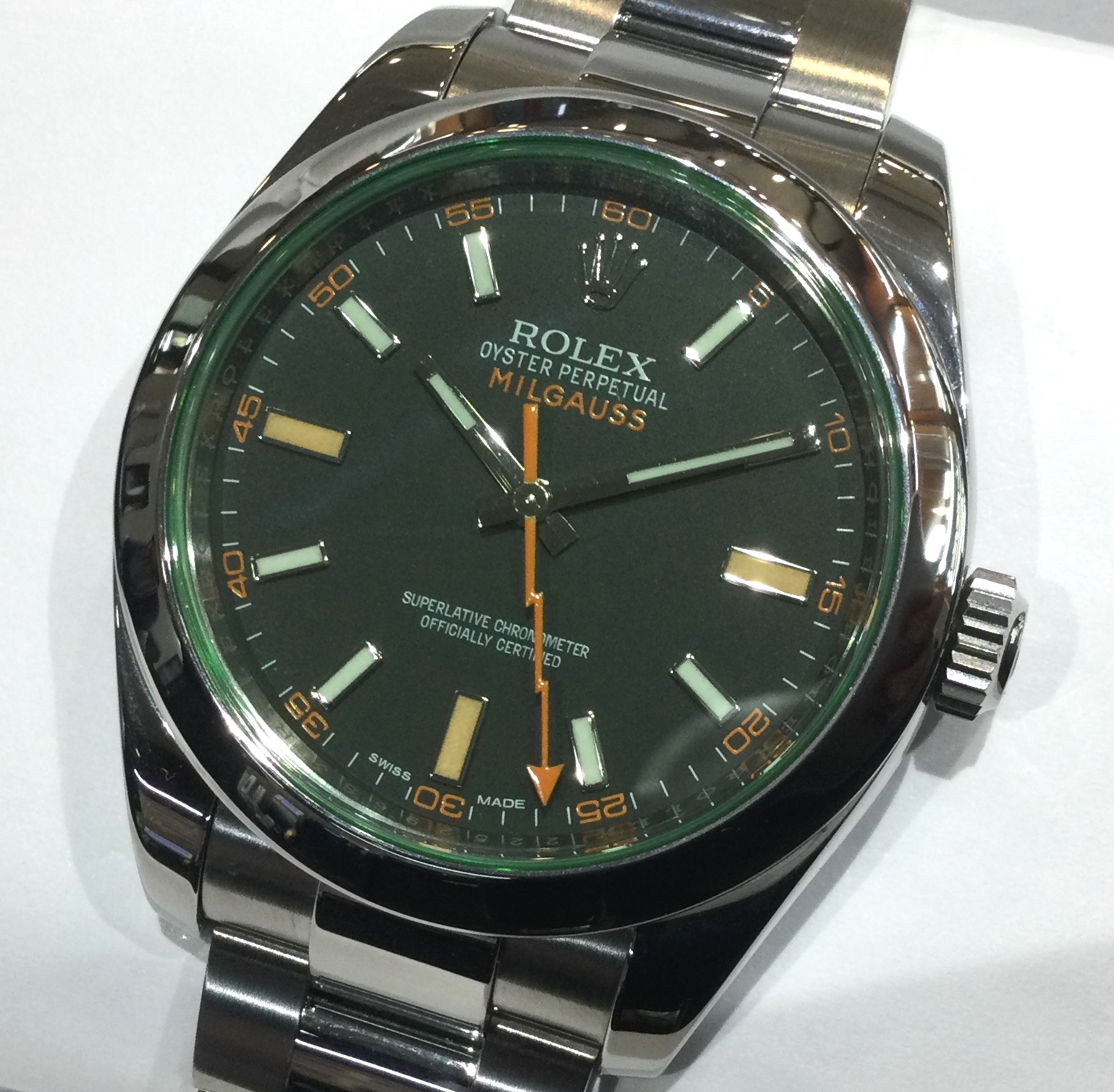 ROLEX ミルガウス黒 116400GV 未使用