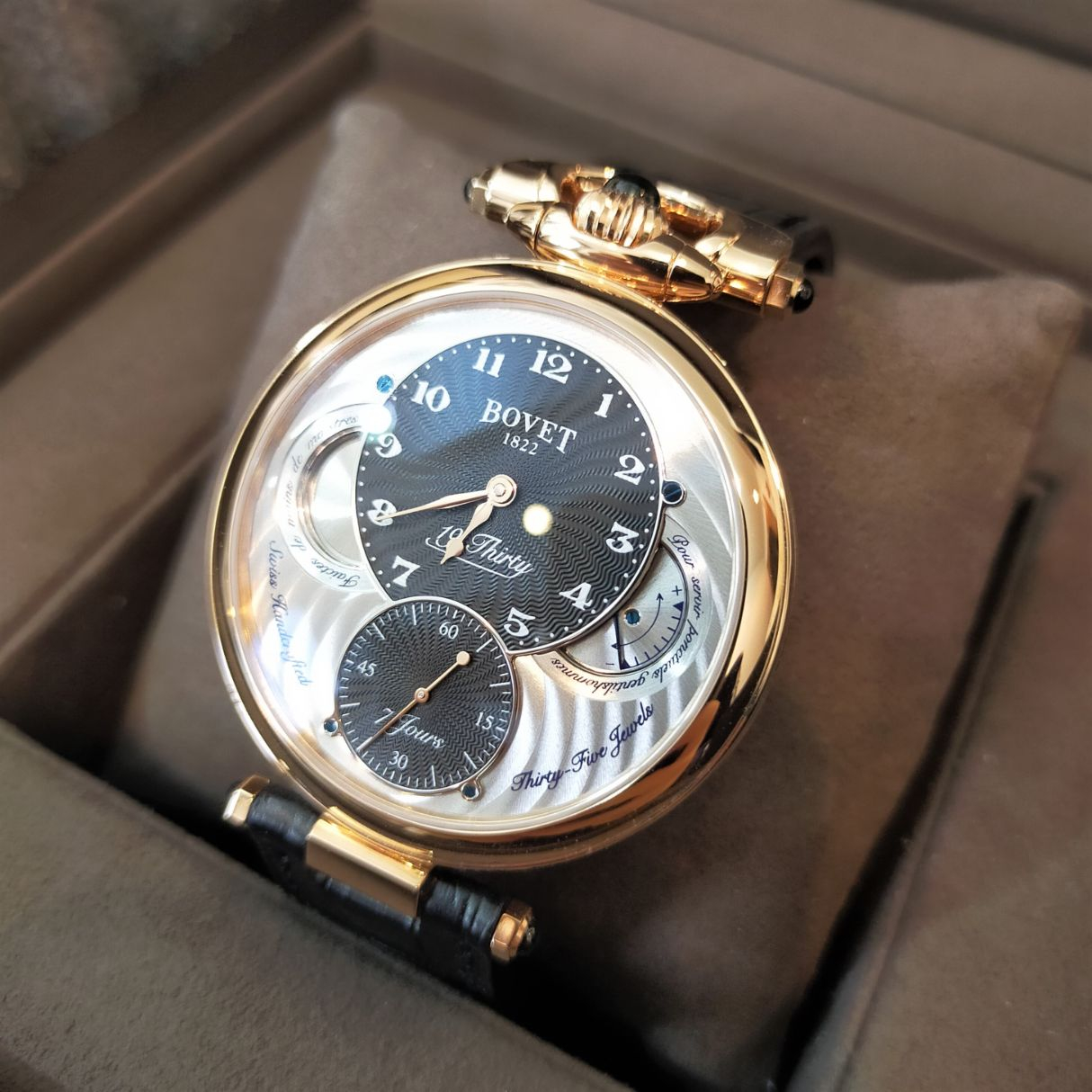トケマー:BOVET ボヴェ 18K PG ナインティーン サーティ フルリエ