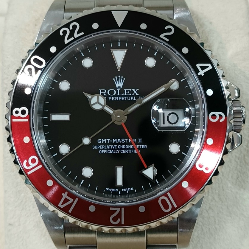 ROLEX ロレックス 16710 GMTマスターⅡ P番 ギャランティ ㊸