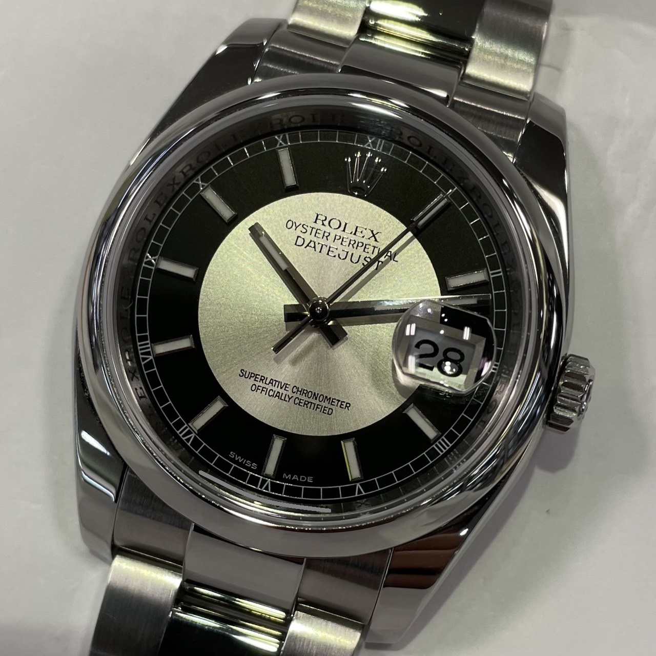 ロレックス ROLEX 116200 M番(2008年頃製造) ブラック メンズ 腕時計