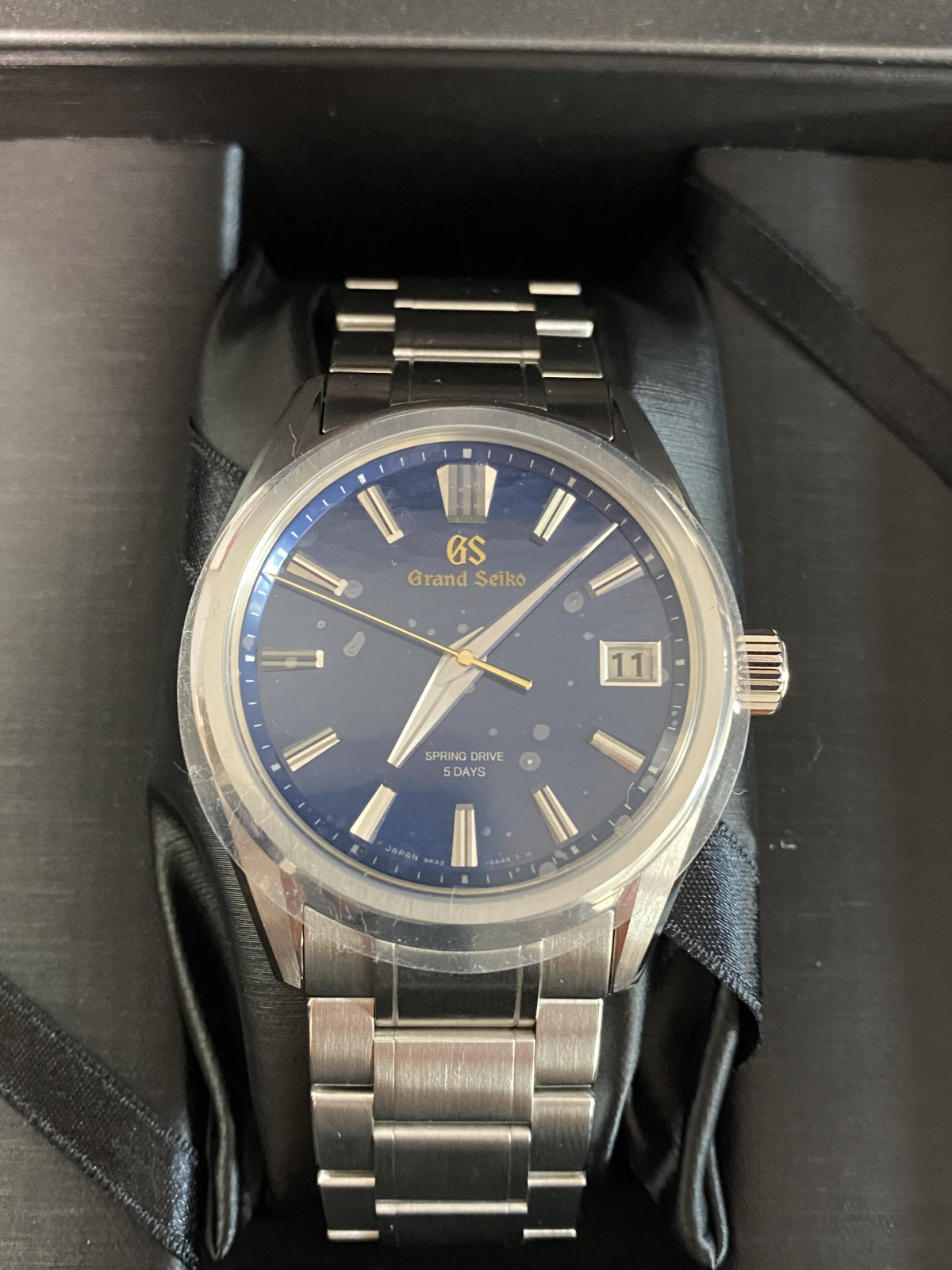 グランドセイコー Grand Seiko SLGA007 ブルー メンズ 腕時計