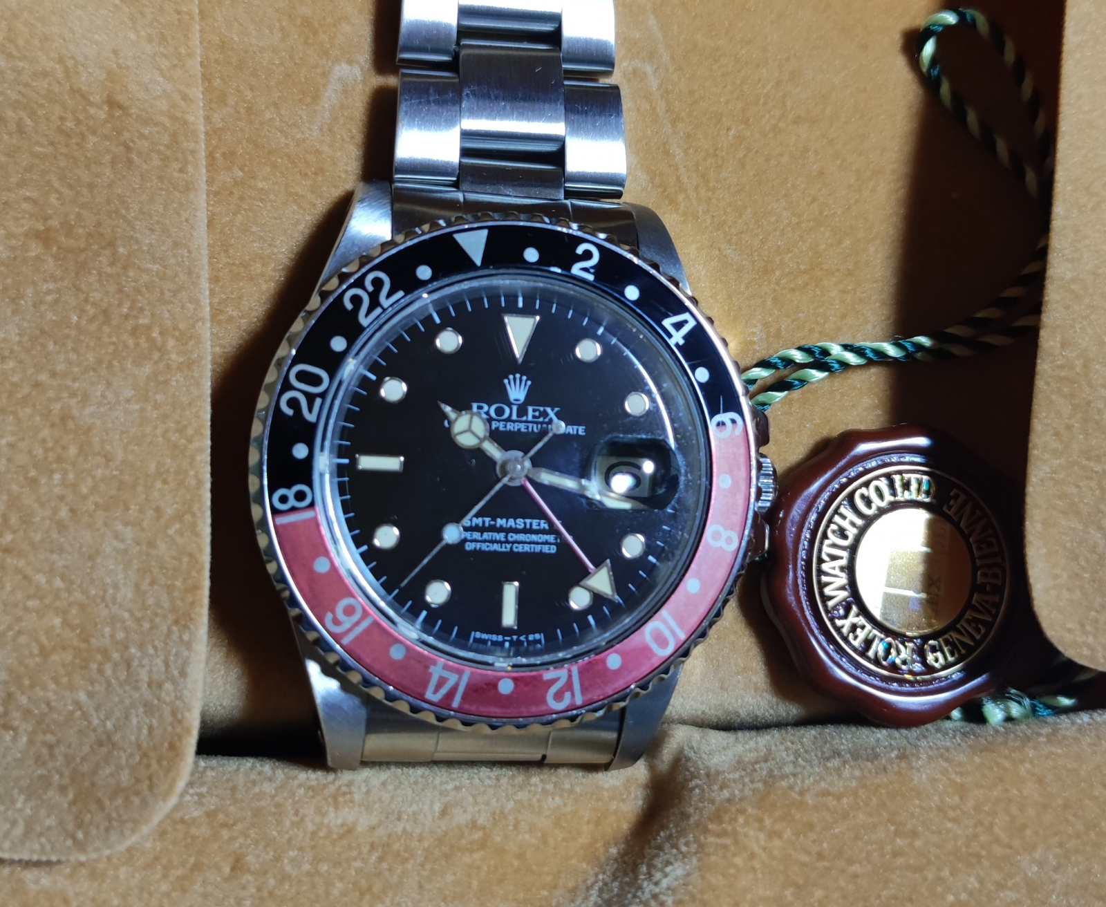 希少】ROLEX純正 GMT-Master 16700 16710コークベゼル - 腕時計(アナログ)