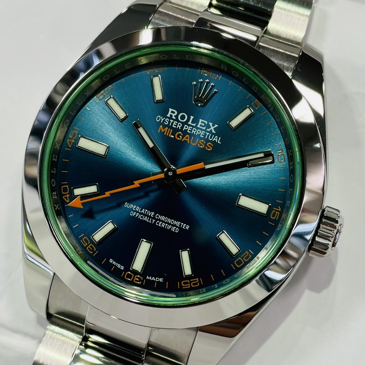 販売商品 ROLEX(ロレックス) 腕時計 ミルガウス 116400GV メンズ SS ...