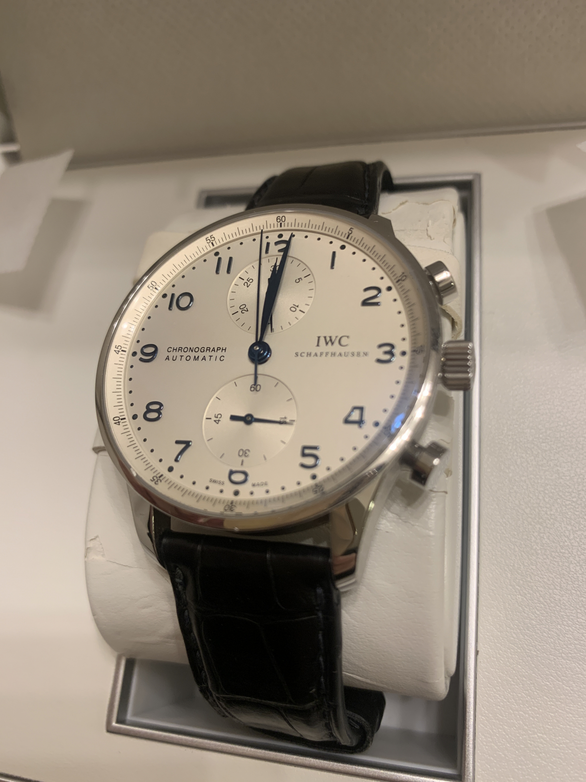 美品　IWCポルトギーゼクロノグラフ IW 371446