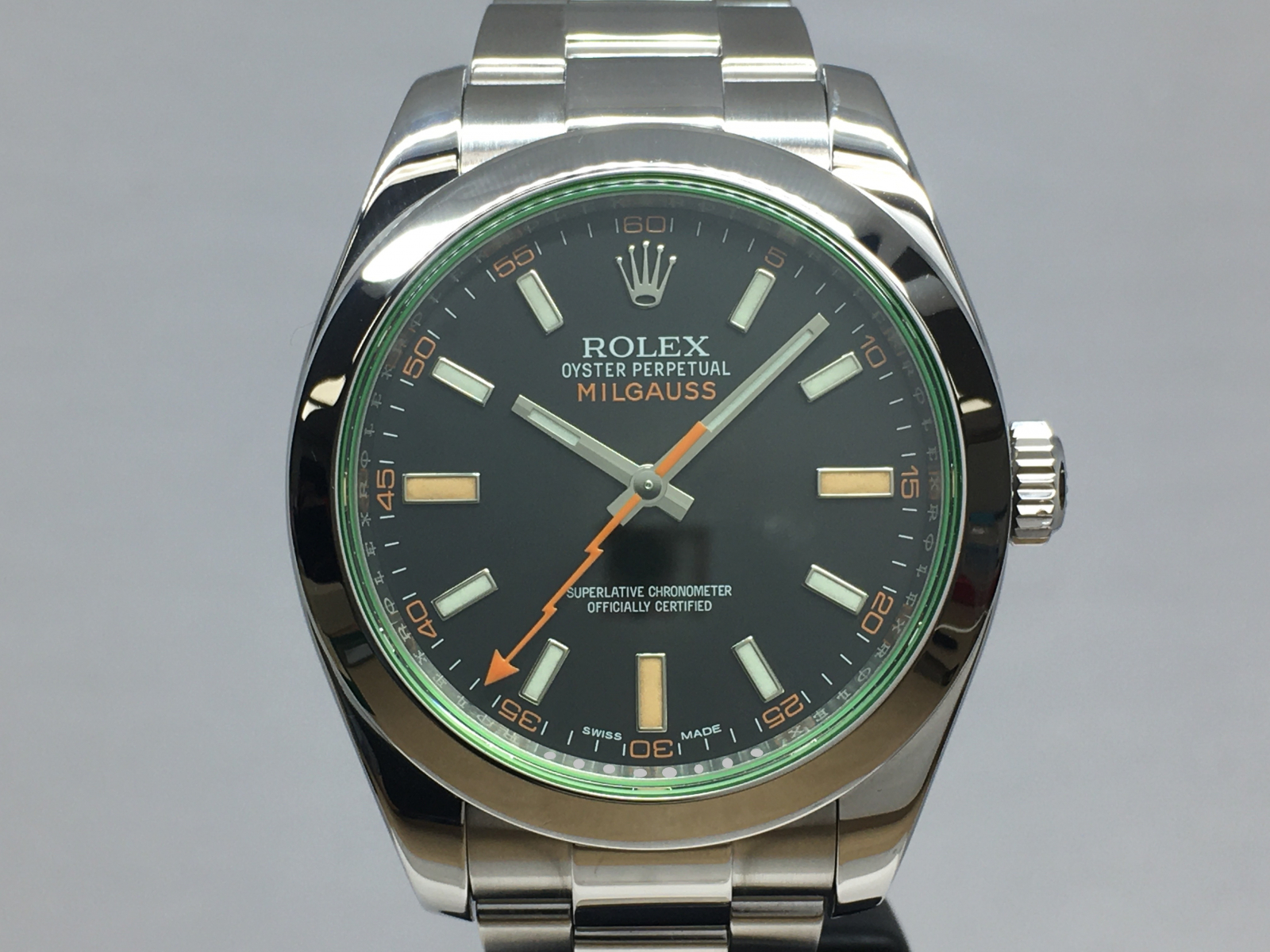 期間限定 ポイント2倍対象品 3月28日 月 01 59まで 中古 ロレックス ROLEX ミルガウス 116400GV ランダムシリアル Zブルー  メンズ 腕時計 Suuryou ha Ooi - メンズ腕時計 - padelnostro.it