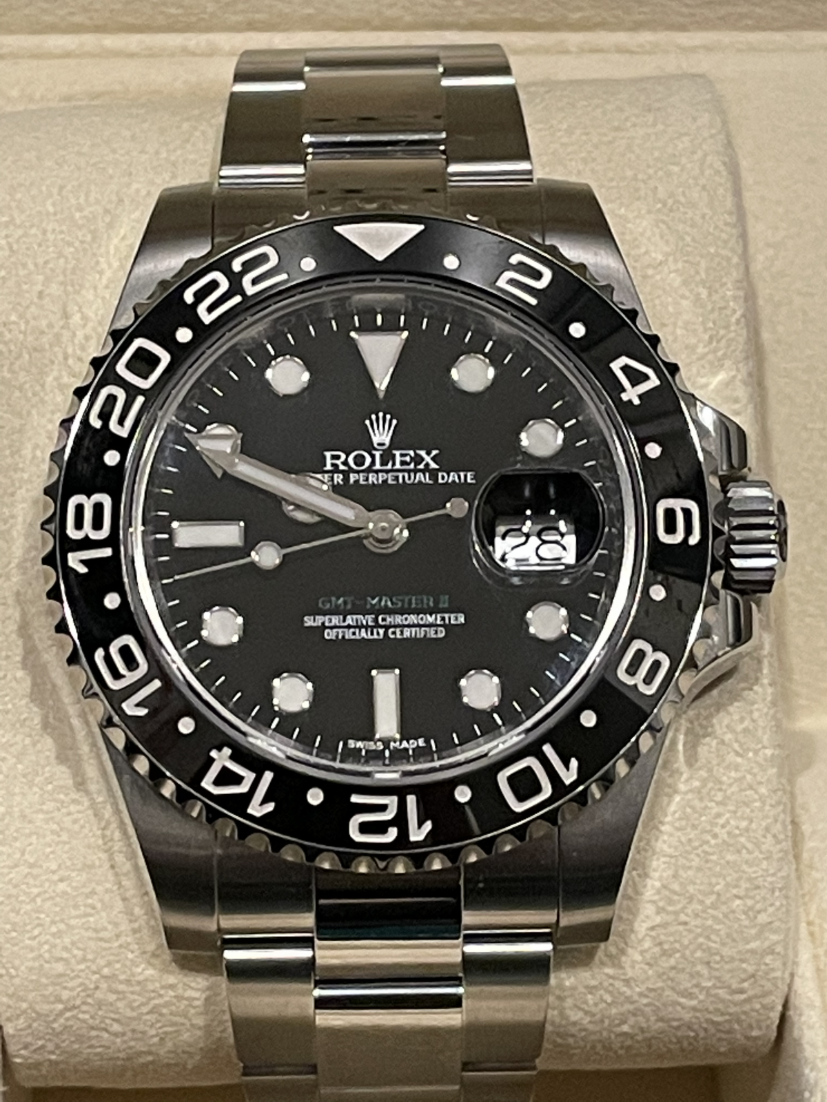 ROLEX GMTマスターⅡ 116710LN  ロレックス 鏡面バックル