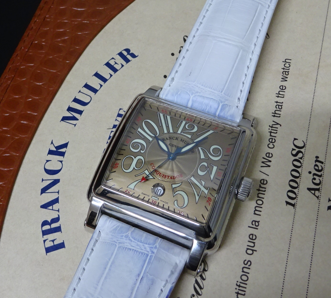 FRANCK MULLER フランクミュラー  コンキスタドール コルテス  10000HSC  メンズ 腕時計