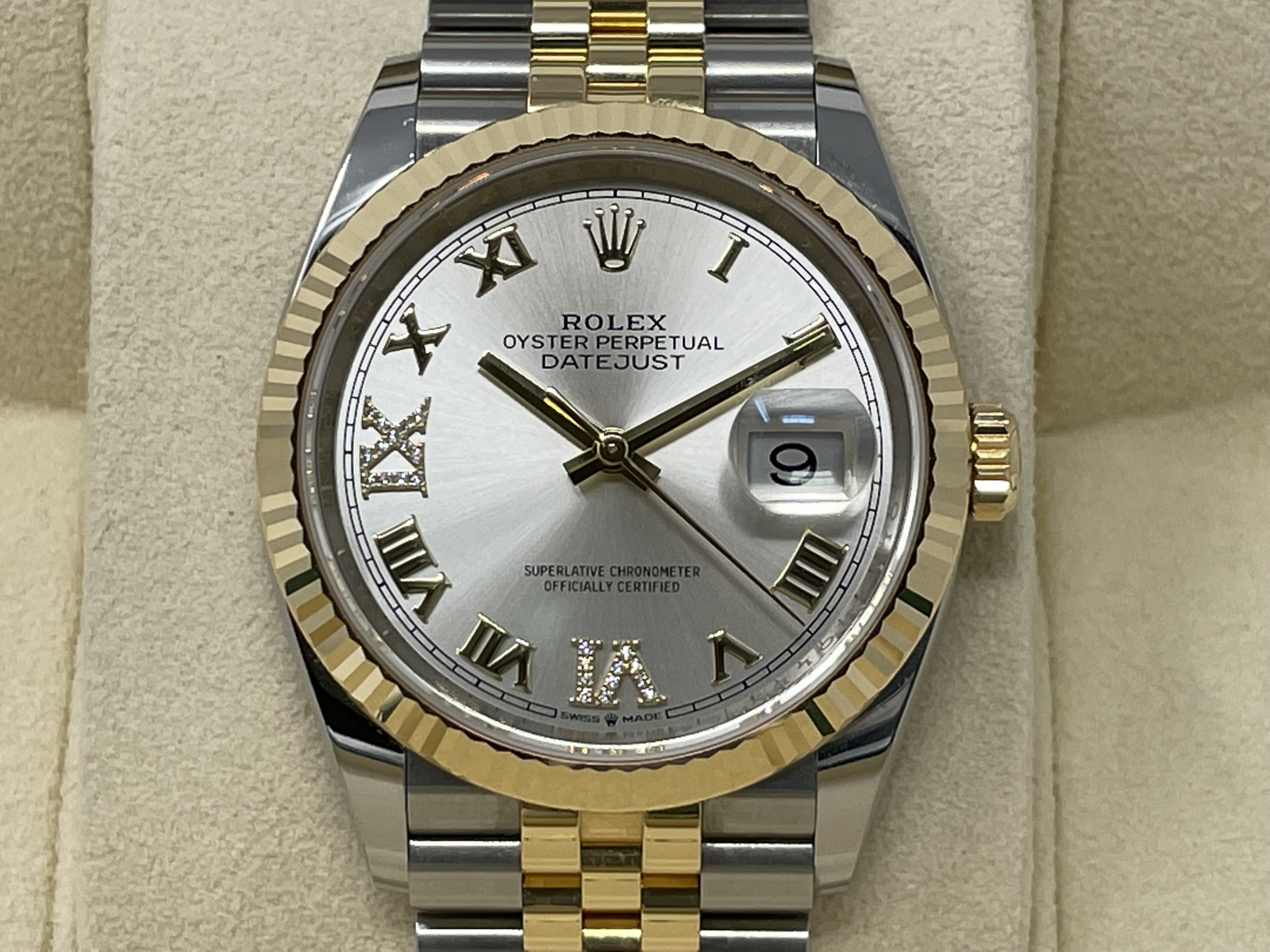 ROLEX DATEJUST 16233 5コマ - 時計