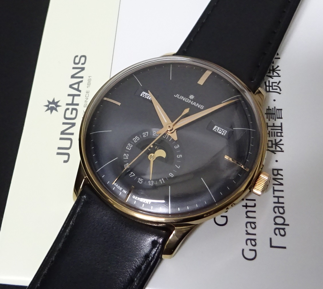 ユンハンス JUNGHANS マイスター カレンダー 027/7504.01 SS/GP 自動巻き メンズ 腕時計