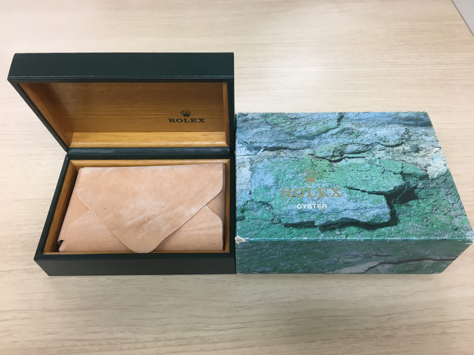 ROLEX OYSTER ロレックス オイスター 箱のみ 説明書 保証書付き ROLEX OYSTER 専用空箱 ロレックス オイスター ☆外箱のみ ROLEX