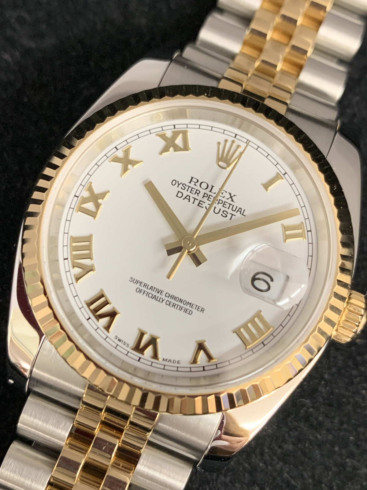 ロレックス ROLEX デイトジャスト D番 116233 SS/K18YG 自動巻き メンズ 腕時計