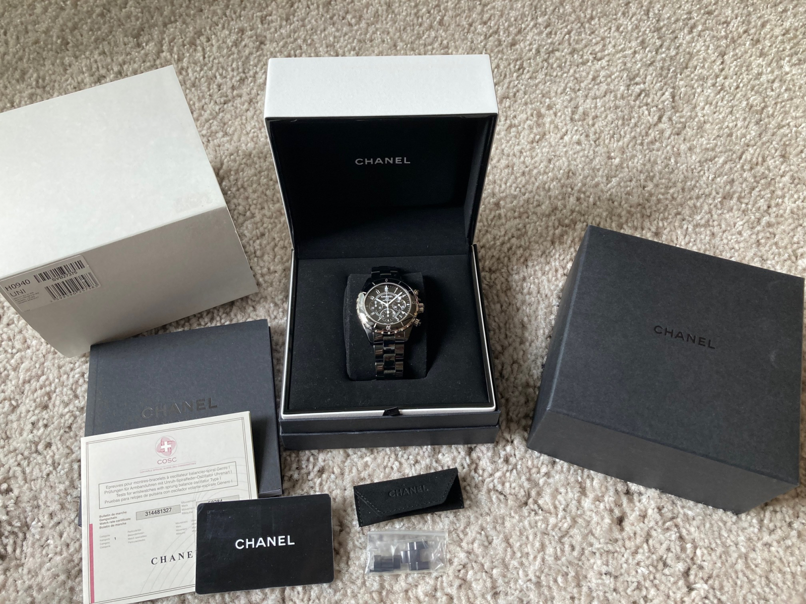 トケマー:CHANEL シャネル☆J12クロノグラフ☆高年式極美品