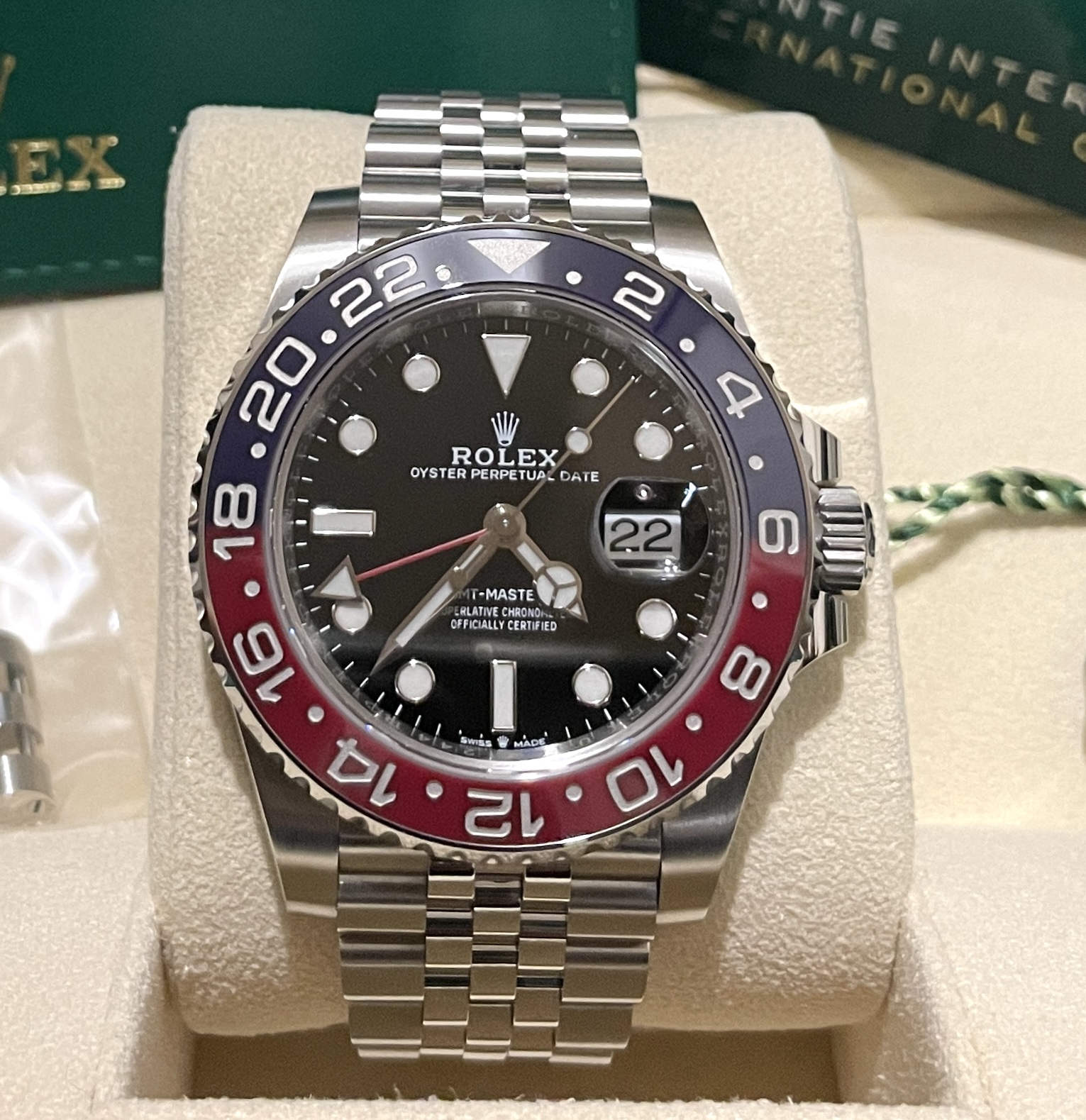 ROLEX ロレックス GMTマスター2 126710BLRO ジュビリー