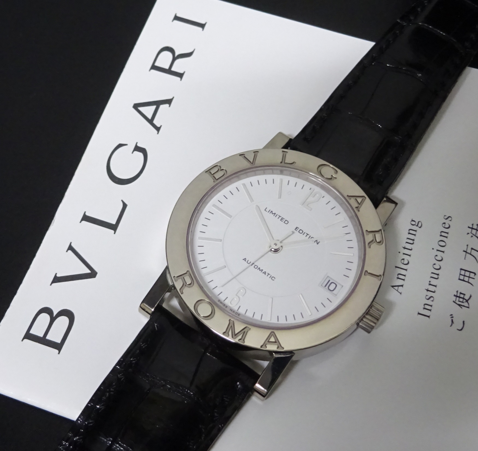 トケマー:金無垢 K18WG ローマ限定999本 BVLGARI ブルガリ