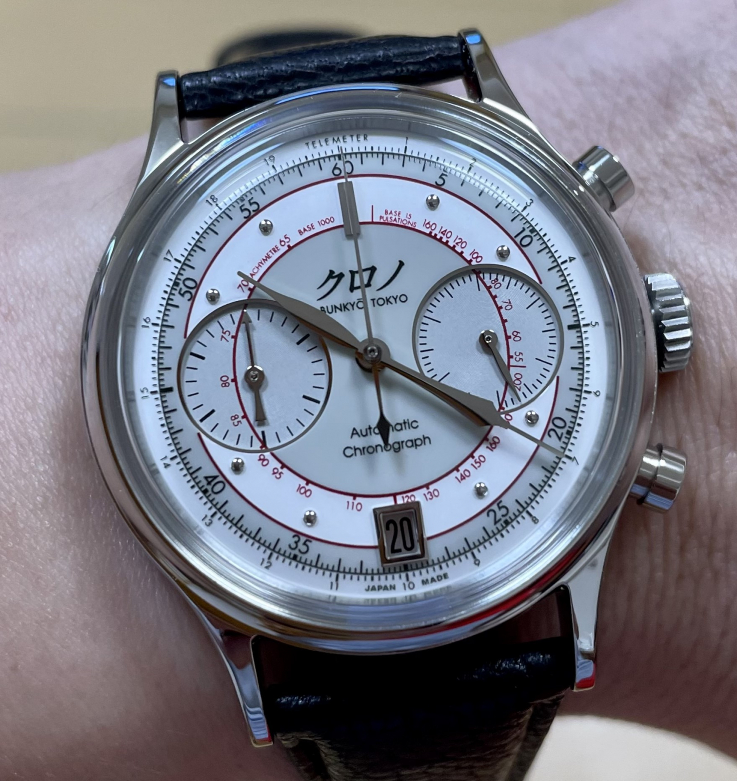 トケマー:クロノトウキョウ シロ Kurono Tokyo Chronograph II Shiro