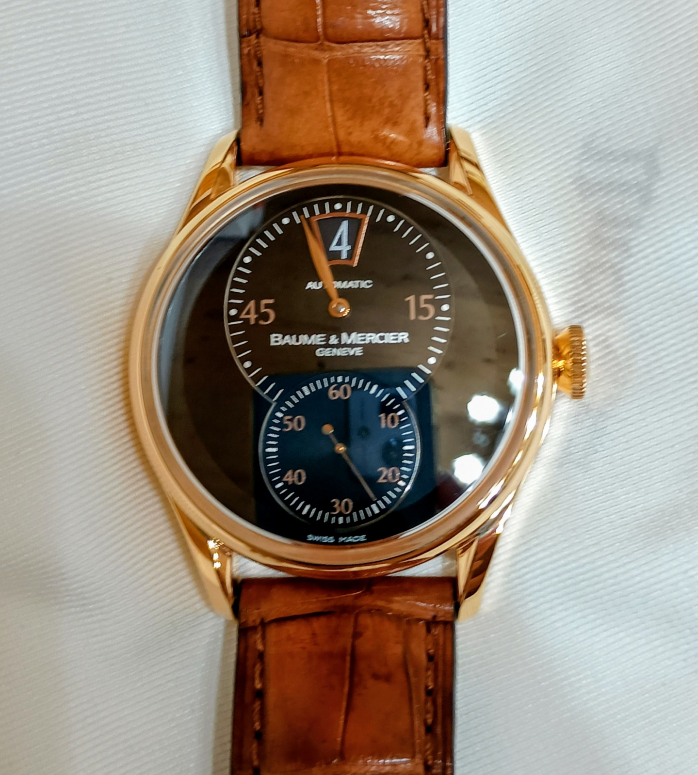 トケマー:ボーム＆メルシエ BAUME & MERCIER 自動巻き 金無垢
