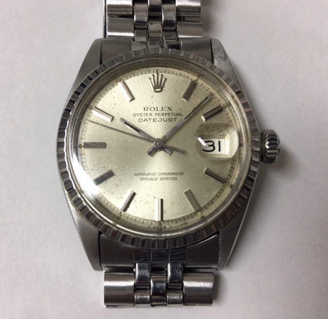 ROLEX ロレックス DJ デイトジャスト 21-19960 Ref.1603 シルバー文字盤自動巻き