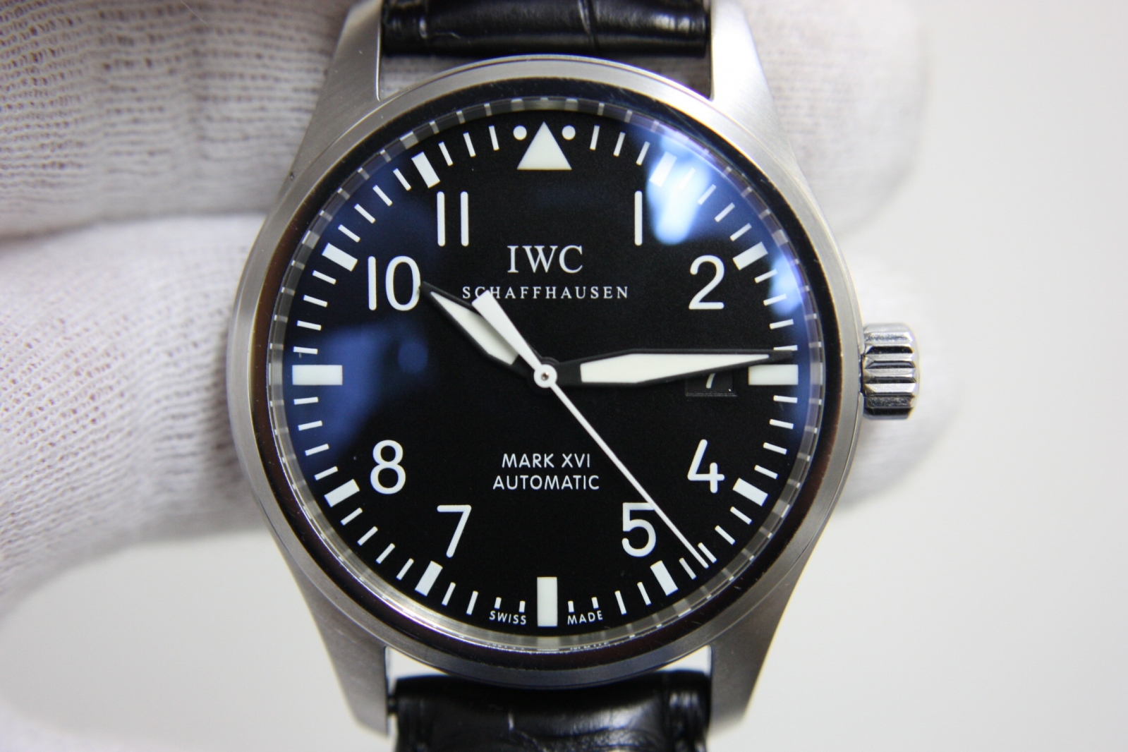 IWC SCHAFFHAUSEN IW325501 パイロットウォッチ マークXVI デイト 自動巻き メンズ _768143