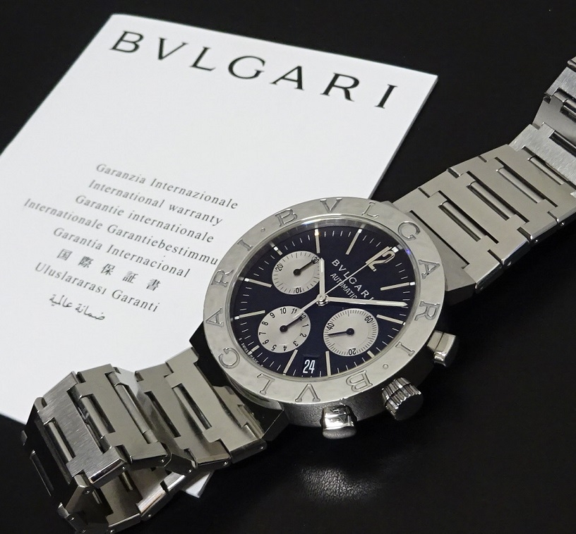 ブルガリ BVLGARI BB38SS ブルガリブルガリ デイト 自動巻き メンズ _743386