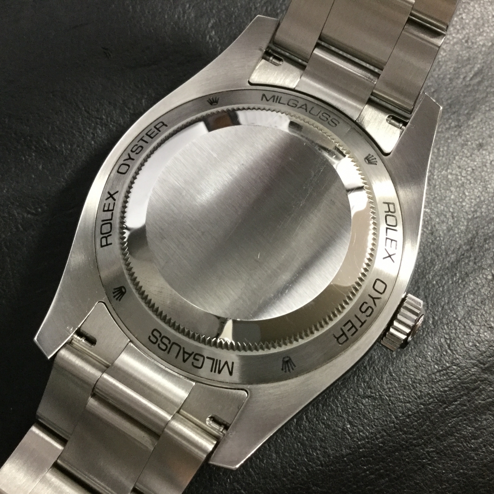 トケマー ロレックス ミルガウス 白文字盤 ランダム番 自動巻 中古ab