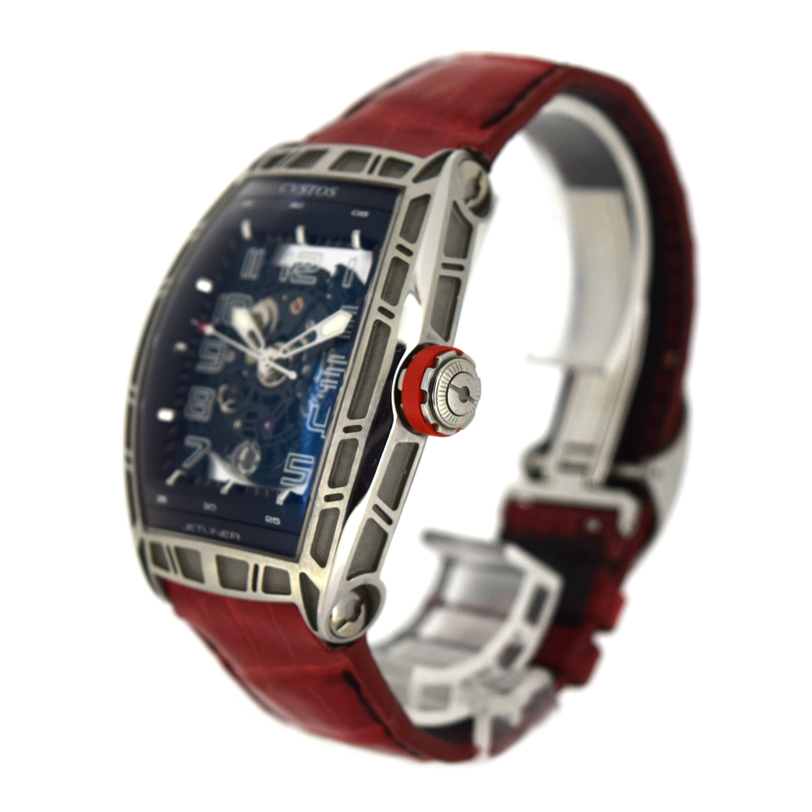 トケマー Cvstos クストス チャレンジジェットライナー Cvt Jet Sl 赤 メンズ 腕時計 トケマー Cvstos クストス チャレンジジェットライナー Cvt Jet Sl 赤 メンズ 腕時計