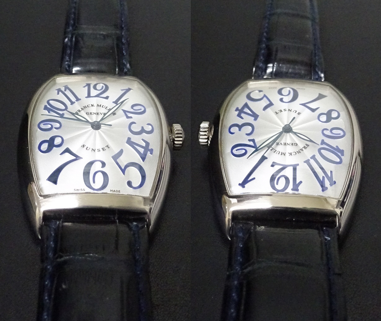フランク・ミュラー FRANCK MULLER トノウカーベックス サンセット 6850 SC SUNSET K18ホワイトゴールド メンズ 腕時計