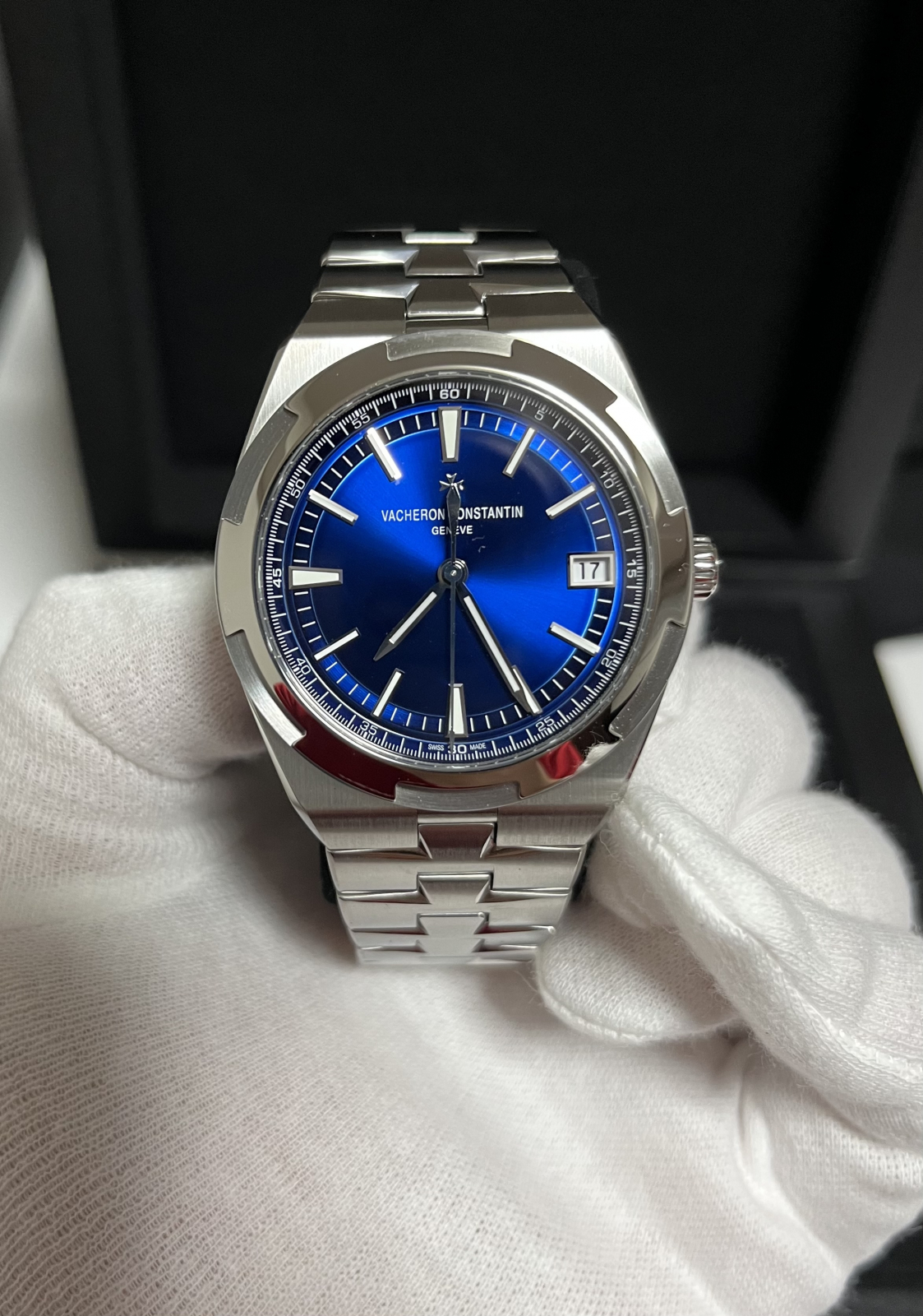 直販本物 未使用品 オーヴァーシーズ ブルー文字盤 4500v 110a B128 Tpgpcmpp アウトレット大阪 2 Body Com