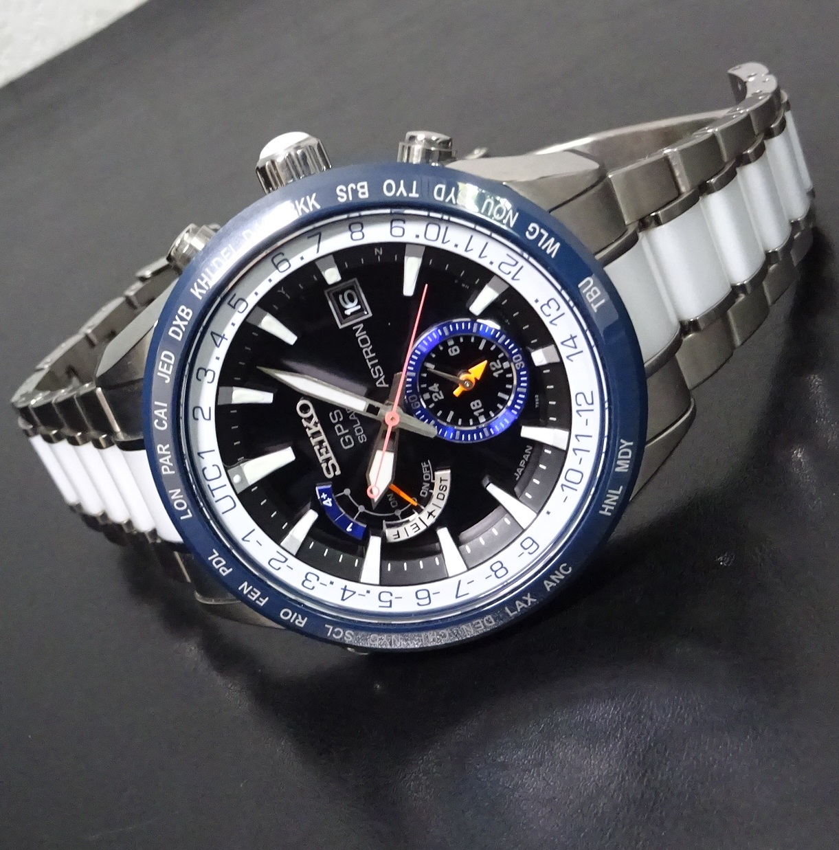 美品 ☆ SEIKO ASTRON アストロン GPSソーラー オレンジ 希少