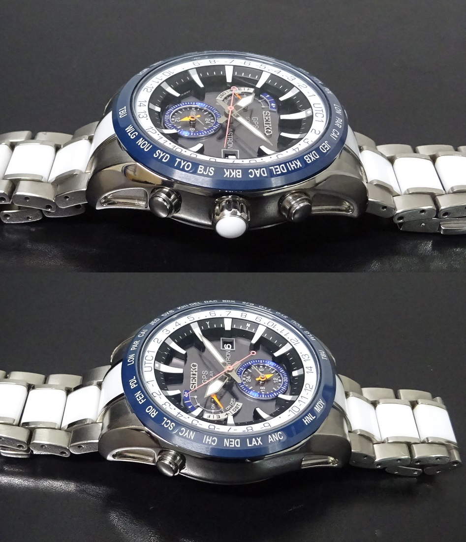 美品 ☆ SEIKO ASTRON アストロン GPSソーラー オレンジ 希少