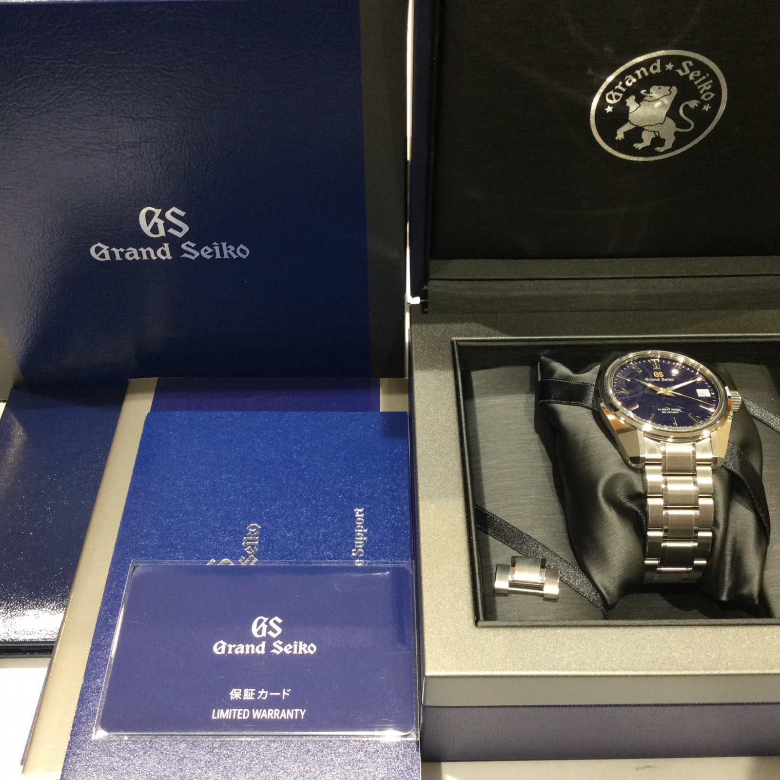 グランドセイコー Grand Seiko SLGH009 ブルー メンズ 腕時計